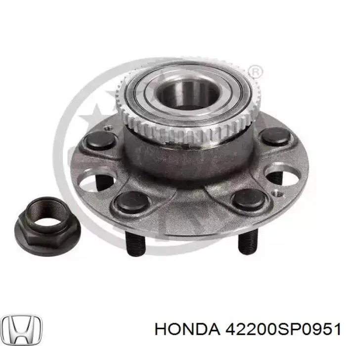 Купити 42200SP0951 Honda Підшипник ступиці колеса
