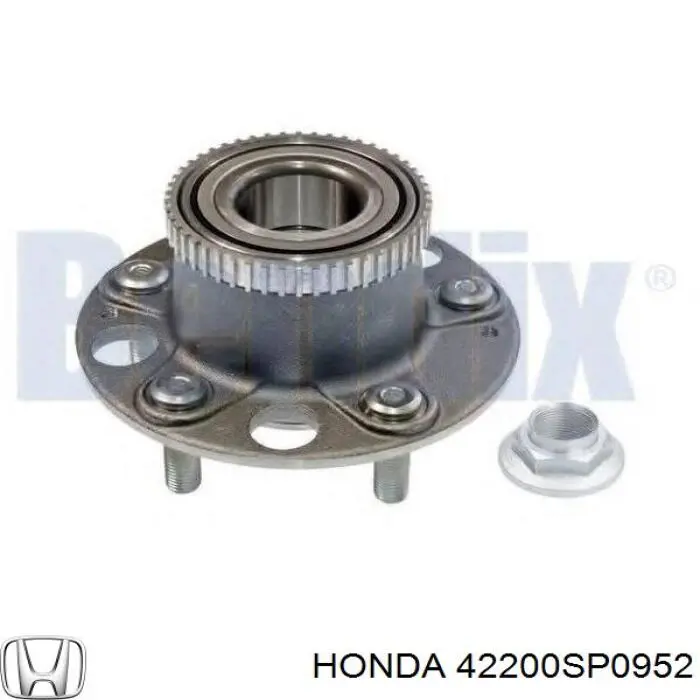 Маточини задніх коліс Honda 42200SP0952 ціна, від 42.80 USD