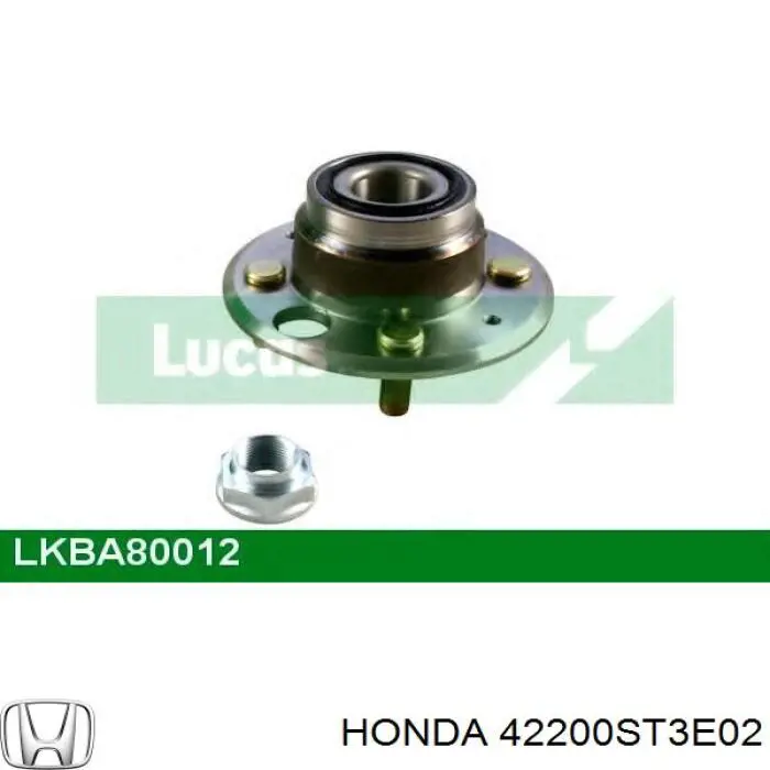 42200ST3E02 Honda Маточина задня
