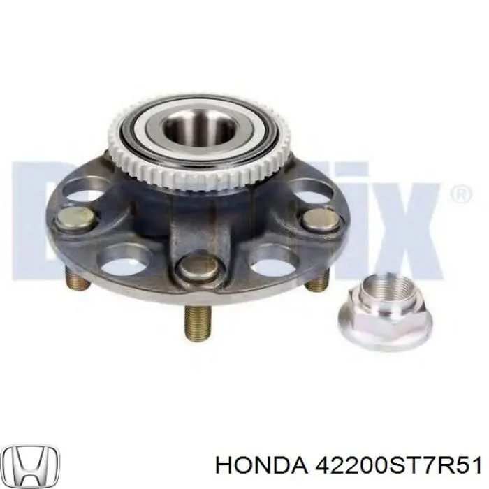 42200ST7R51 Honda Маточина задня