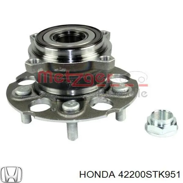 42200STK951 Honda Маточина задня