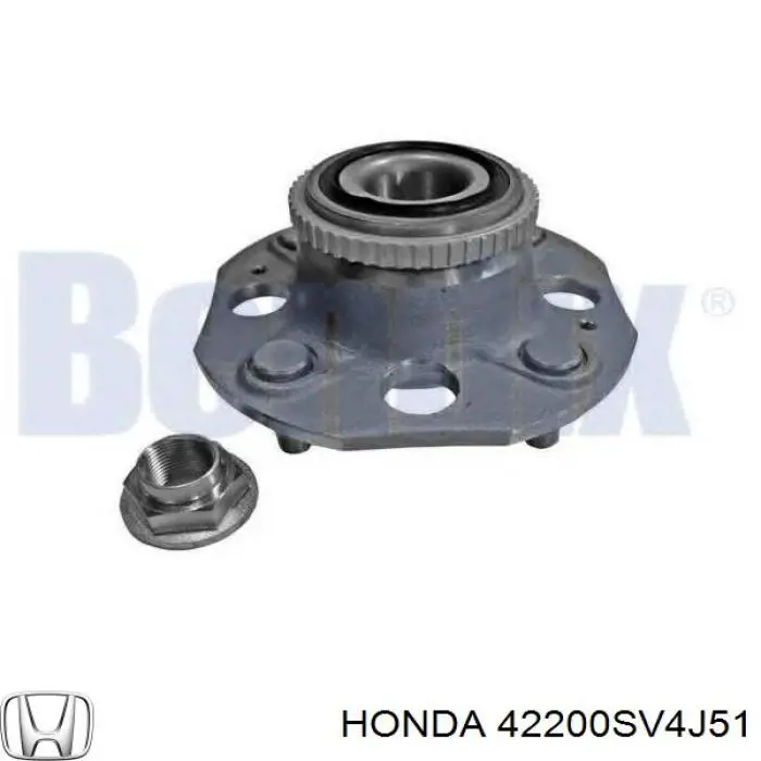 Маточини задніх коліс Honda 42200SV4J51 ціна, від 37.44 USD