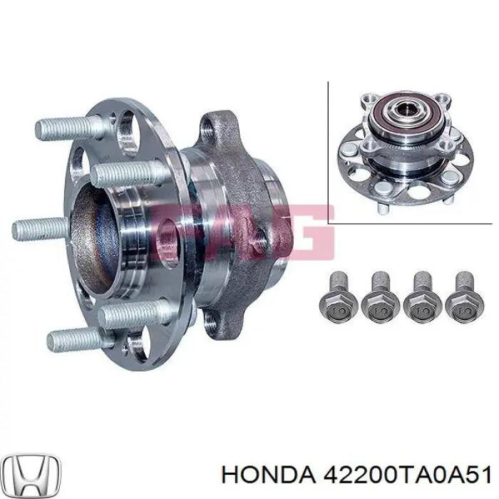 Купити 42200TA0A51 Honda Підшипник ступиці колеса