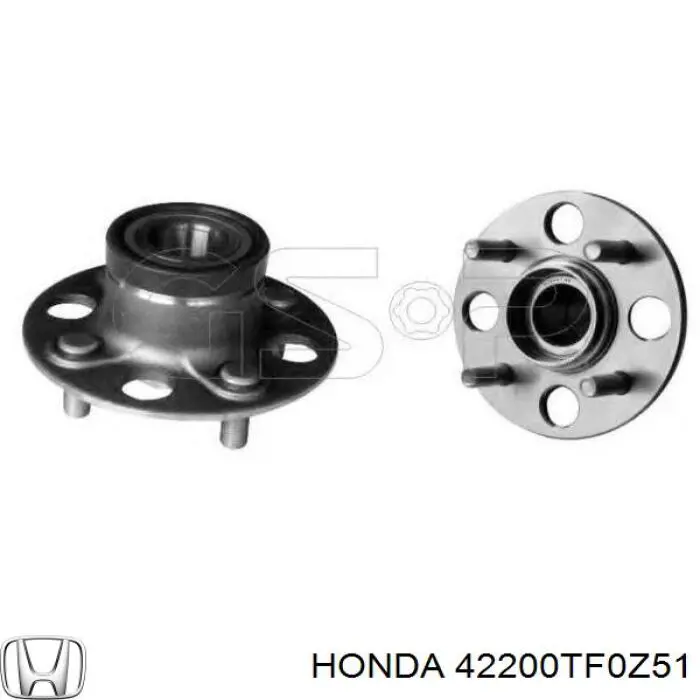 Задня маточина 42200TF0Z51 Honda
