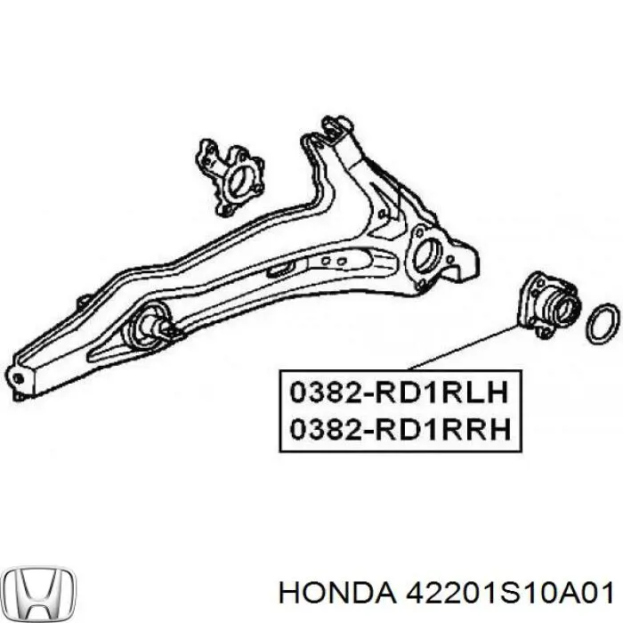 Підшипник задньої ступиці 42201S10A01 Honda