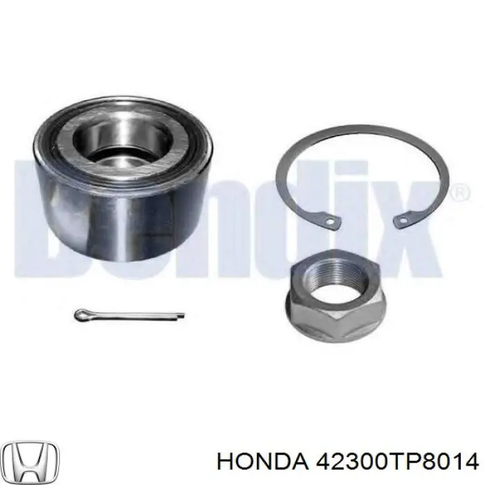 Купити 42300TP8014 Honda Підшипник задньої ступиці
