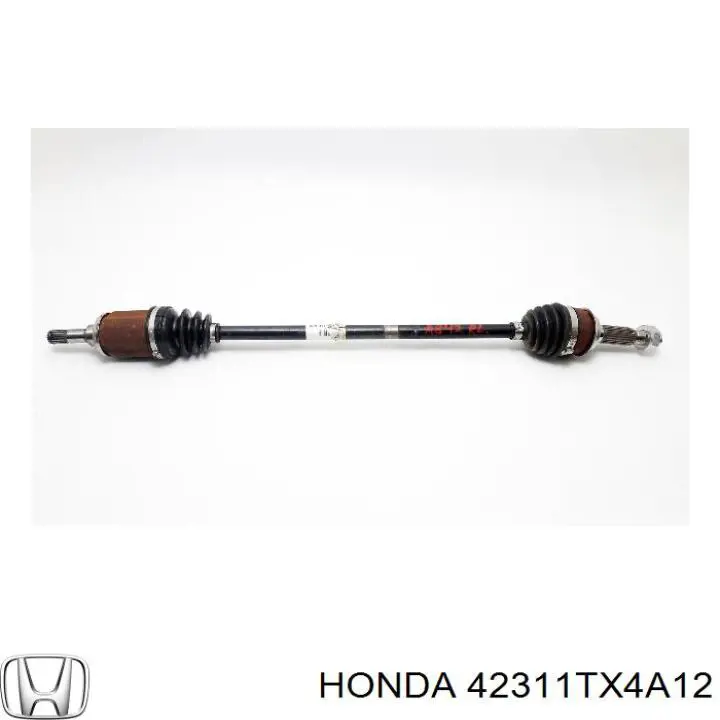 Піввісь задня, ліва Honda 42311TX4A12 ціна, від 253.30 USD