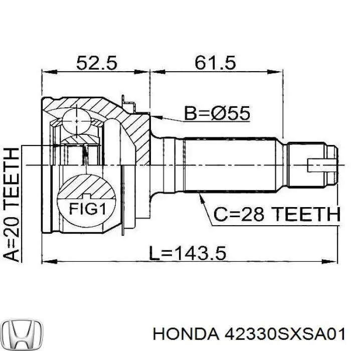 Граната зовнішня задня Optimal CW3113 ціна, від 33.04 USD