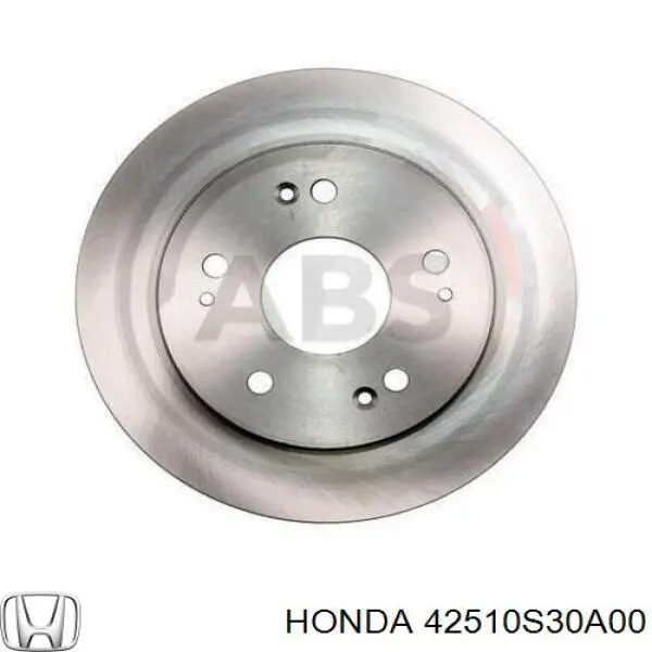 Диск гальмівний задній Honda 42510S30A00
