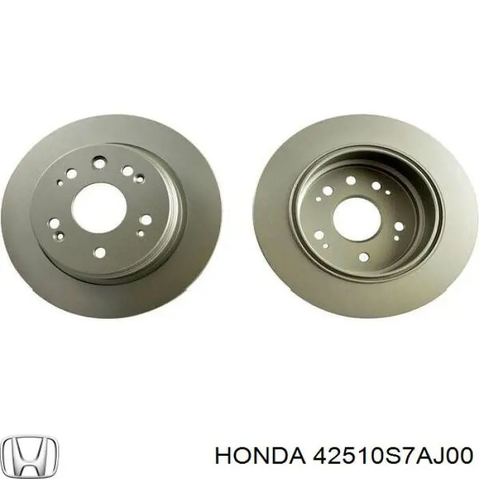 Гальмівні диски 42510S7AJ00 Honda