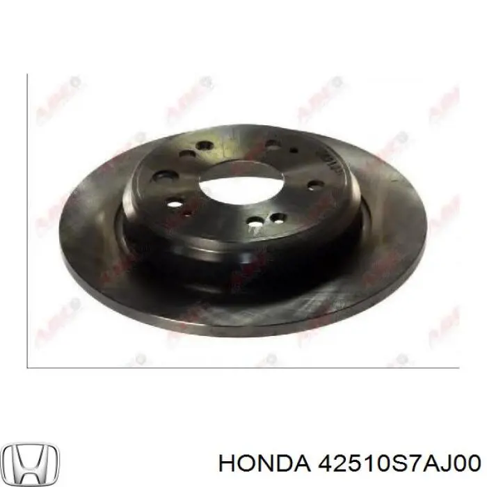 Гальмівні диски 42510S7AJ00 Honda