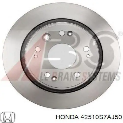 42510S7AJ50 Honda Дискові гальма