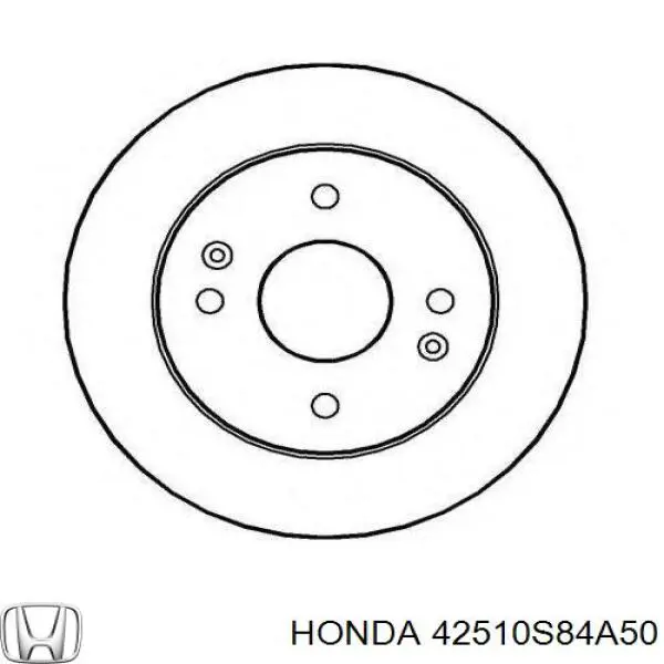 Гальмівні диски 42510S84A50 Honda