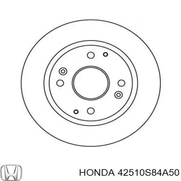 Задні дискові гальма Honda 42510S84A50 ціна, від 31.58 USD
