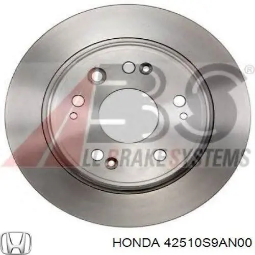 42510S9AN00 Honda диск гальмівний задній