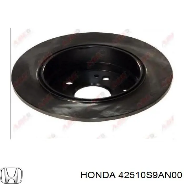 Задні дискові гальма Honda 42510S9AN00 ціна, від 31.89 USD