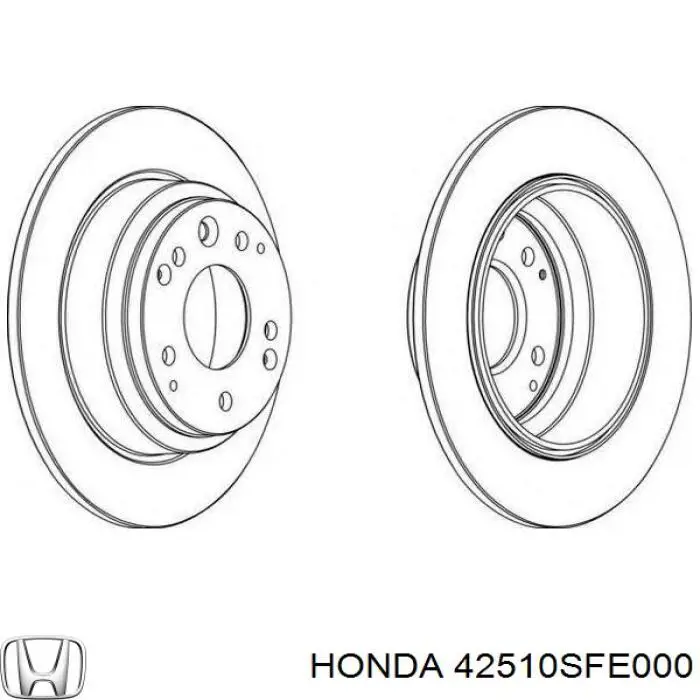 42510SFE000 Honda Дискові гальма