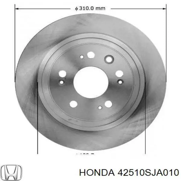 Купити 42510SJA010 Honda Диск заднього гальма