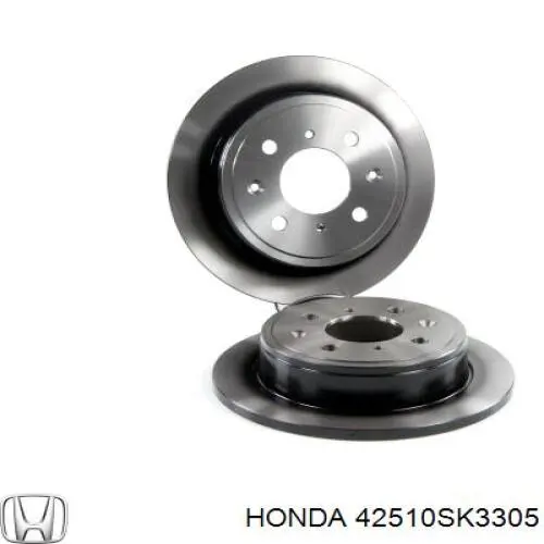 Диск гальмівний задній Honda 42510SK3305