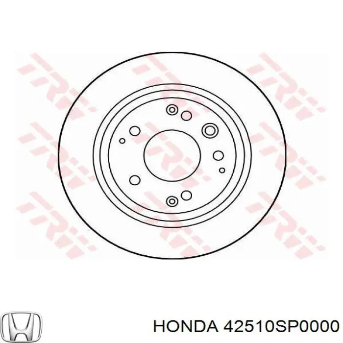 Задні дискові гальма Honda 42510SP0000 ціна, від 31.97 USD
