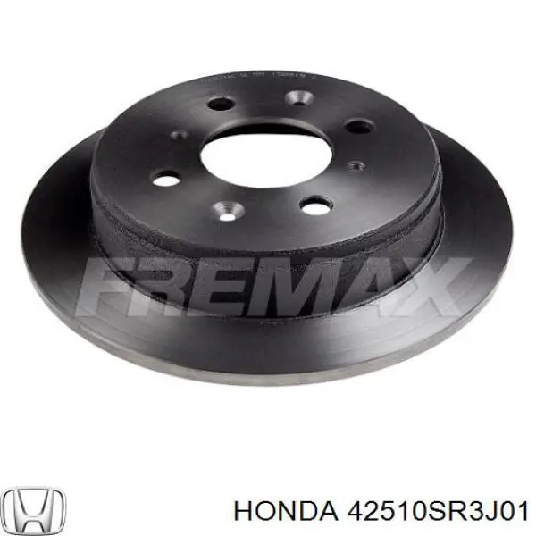 Диск гальмівний задній Honda 42510SR3J01