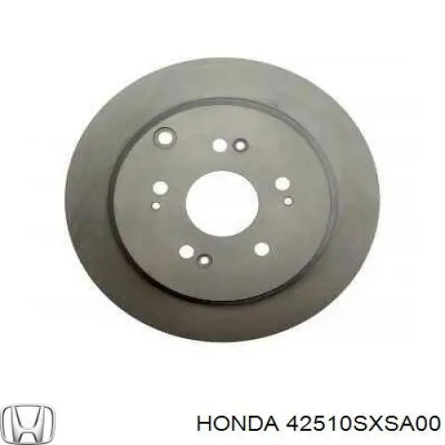 Диск гальмівний задній Honda 42510SXSA00