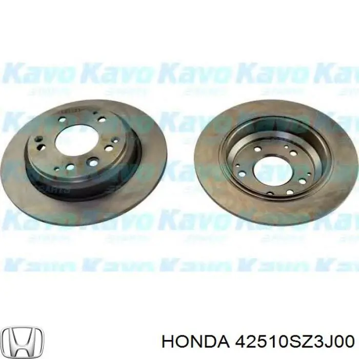 Диск гальмівний задній Honda 42510SZ3J00