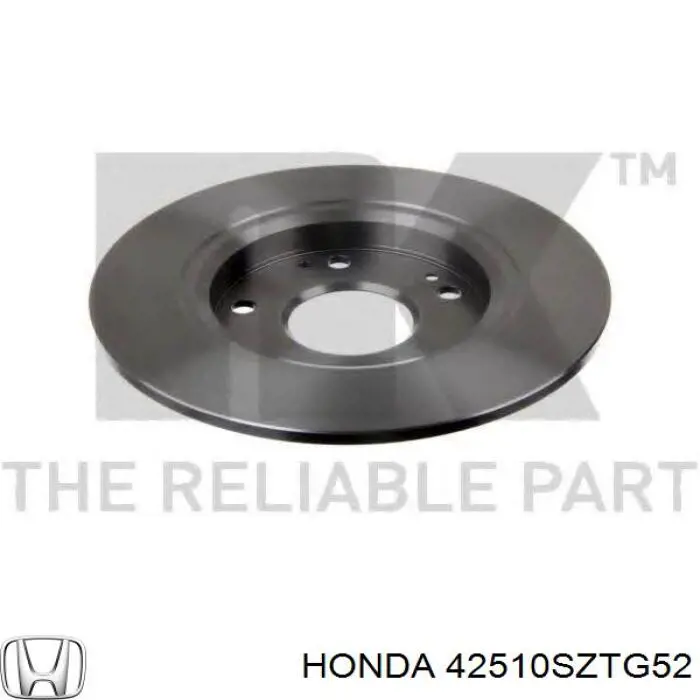 Купити 42510SZTG52 Honda Диск заднього гальма
