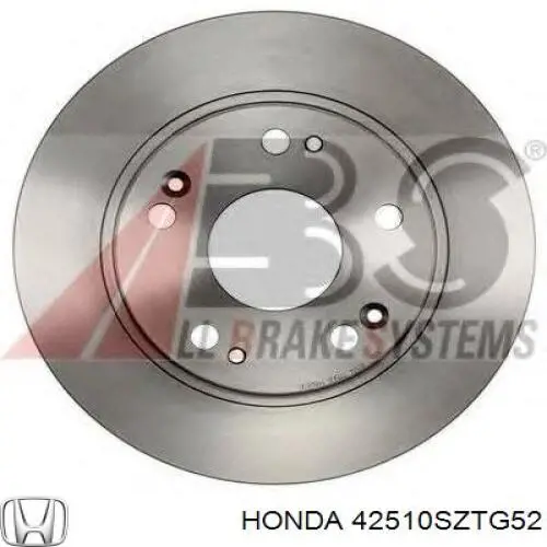 42510SZTG52 Honda диск гальмівний задній