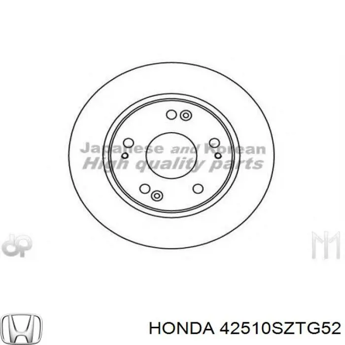 Задні дискові гальма Honda 42510SZTG52 ціна, від 28.08 USD