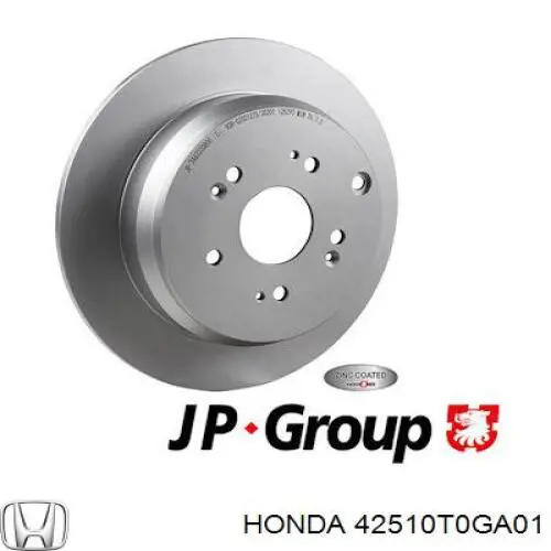 42510T0GA01 Honda диск гальмівний задній