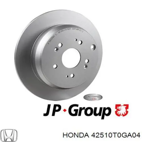 Гальмівні диски 42510T0GA04 Honda