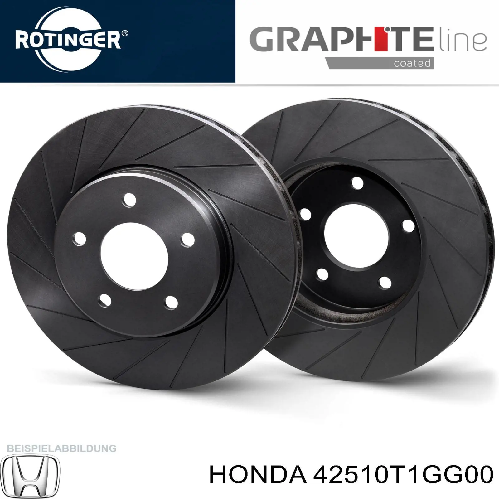 Диск гальмівний задній Honda 42510T1GG00