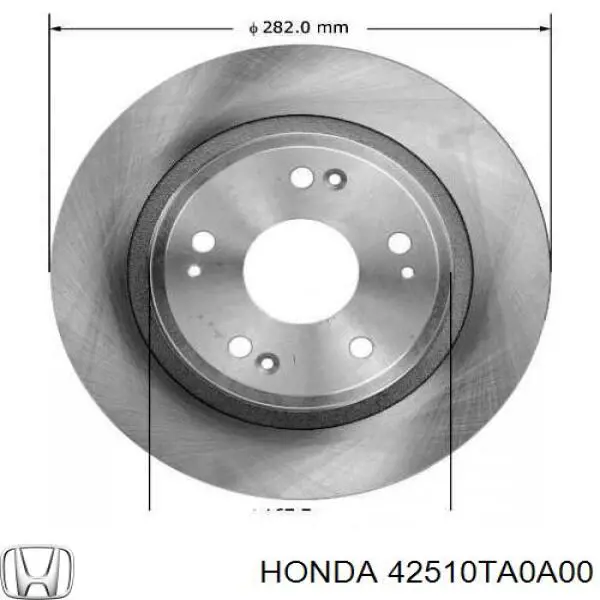 Купити 42510TA0A00 Honda Диск заднього гальма