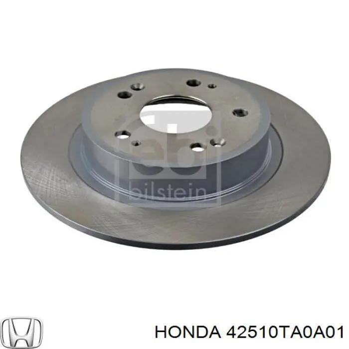Диск гальмівний задній Honda 42510TA0A01