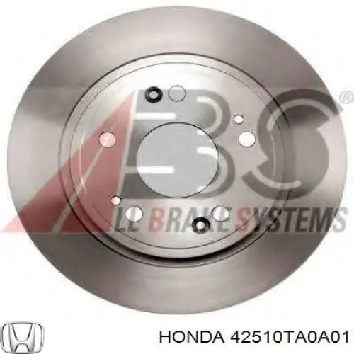 42510TA0A01 Honda диск гальмівний задній