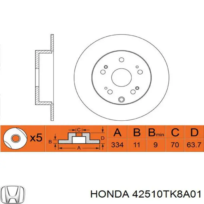  42510TK8A01 Honda