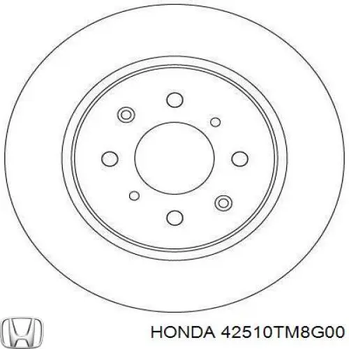 Задні дискові гальма Honda 42510TM8G00 ціна, від 30.69 USD