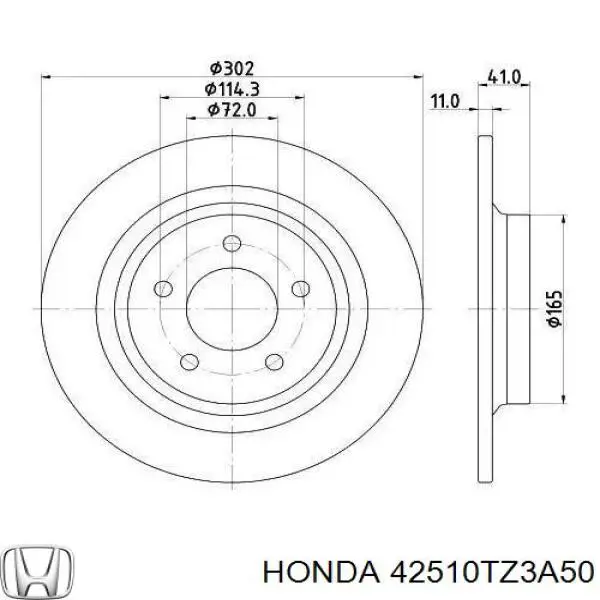Диск гальмівний задній Power Stop JBR1939XPR