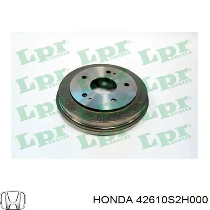 Барабан гальмівний задній 42610S2H000 Honda