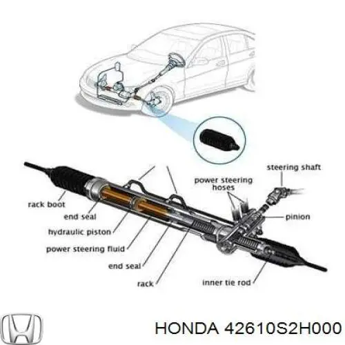 42610S2H000 Honda Барабан гальмівний задній