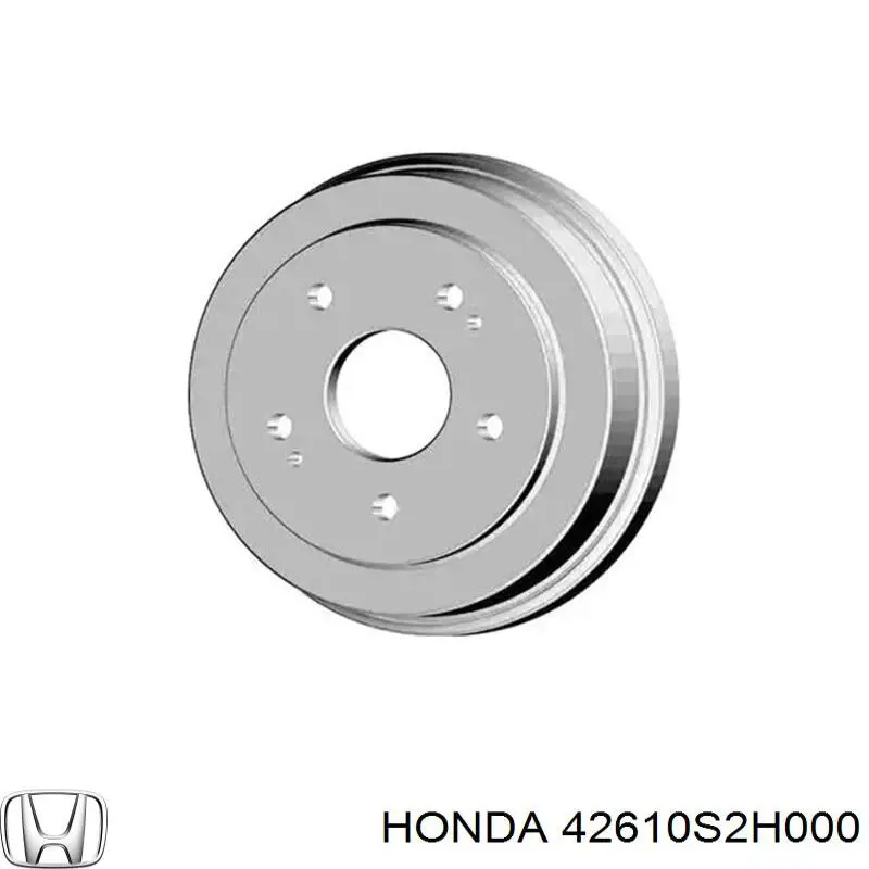 Барабан гальмівний задній Honda 42610S2H000 ціна, від 62.94 USD