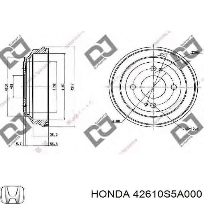 Купити 193689 Maxgear Барабан гальмівний задній