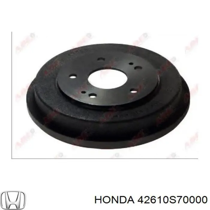 42610S70000 Honda барабан гальмівний задній
