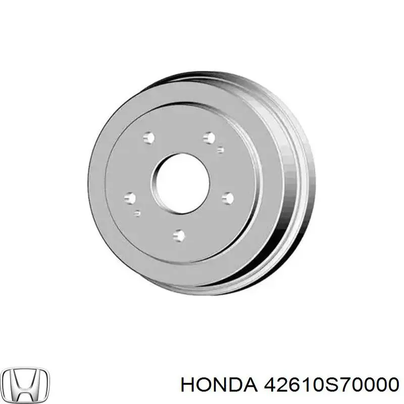 Барабан гальмівний задній Honda 42610S70000