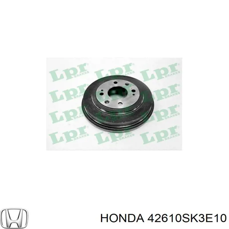 Купити 42610SK3E10 Honda Барабан гальмівний задній