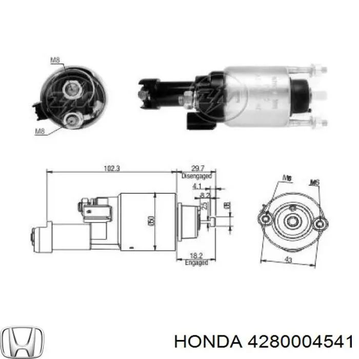 Купити 4280004541 Honda Стартер