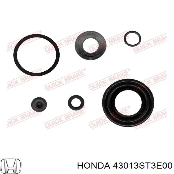 Супорт задній лівий 43013ST3E00 Honda