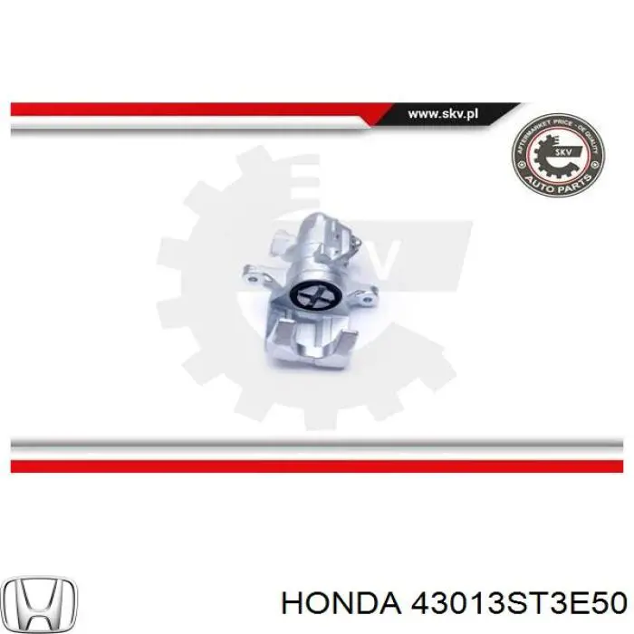 Задній гальмівний супорт лівий Honda 43013ST3E50