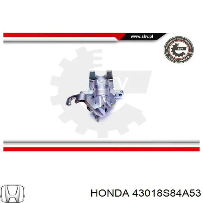 Купити 43018S84A53 Honda Супорт гальмівний передній правий